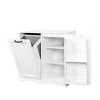 Dexmalle Laundry Cabinet with Doors and shelf and Tilt-Out Laundry Hamper - 4 of 4