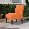 TopComfy Accent Chairs Modern Chair Dining Chair Armless Lounge Chair Comfortable Chair Decoration Chair for Living Room, Orange, 21"*29.13"*34.25" - 2 of 4