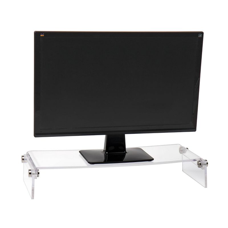 Mind Reader Acrylic Monitor Stand Clear, 1 of 7