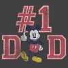 Mens Mickey & Friends Father's Day Mousey #1 Dad Sweatshirt - 2 of 4