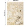 Machine Washable Non-Slip Runner, Modern Abstract Geometric Print Area Rug, Traditional Carpet for Hallway Bedroom Living Room - 2 of 4