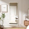 71"x 28" Full Body Mirror Floor Mirror Wall Mounted Mirror Freestanding Full Size Mirror Bedroom Bathroom - 4 of 4