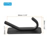 Unique Bargains Stainless Steel Self Adhesive Double Hook Wall Mounted Hanger - 2 of 3