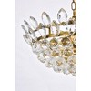 Elegant Lighting Emilia 5 - Light Pendant in  Brass - 3 of 4