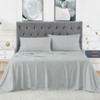 King Size 4 Piece Sheet Set, Bamboo Fiber Soft Comfy Breathable Bed Sheets Set Wrinkle-Free Hotel Bedding Bed Sheets Pillowcase Set with 16" Pockets - 2 of 4