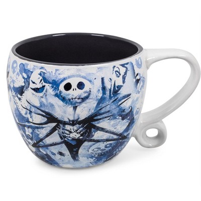 Silver Buffalo Disney The Nightmare Before Christmas merry Scary Ceramic  Soup Mug With Lid : Target