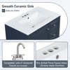 TIRAMISUBEST 30" Bathroom Vanity with Ceramic Sink, Freestanding Bathroom Vanity Cabinet with 1 Door with Shelf and 3 Drawers, 1 Soft Close Door - 4 of 4