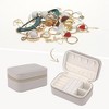 REGALWOVEN Faux Leather Mini Modern Earring and Ring Jewelry Box - 2 of 4