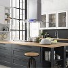 Cosmo COS-668ICS900 36 in. Lumin Collection 380 CFM Ducted Island Range Hood, Soft Touch Controls, LED Lights, Stainless Steel - 2 of 4