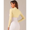 INSPIRE CHIC Women's Elegant Long Sleeve Knit Open Front Crop Bolero Shrug - 3 of 4
