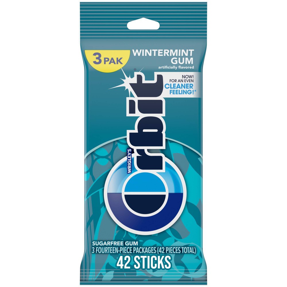 Orbit Wintermint Sugar Free Chewing Gum - 42ct/3.08oz