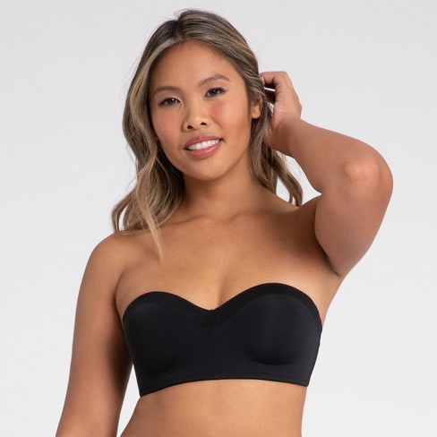 All.you. Lively Women's No Wire Strapless Bra - Jet Black 34d : Target