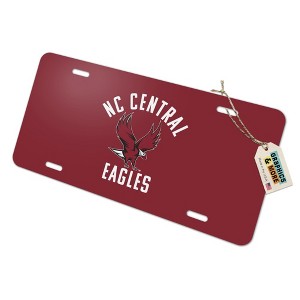 North Carolina Central Eagles Logo Novelty Metal Vanity Tag License Plate - 1 of 4