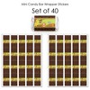 Big Dot of Happiness Funfari - Fun Safari Jungle - Mini Candy Bar Wrapper Stickers - Baby Shower or Birthday Party Small Favors - 40 Count - 3 of 4