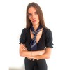 Set of 6 Paisley Neck Hair Scarf for Women Square Chiffon Accessory - 4 of 4
