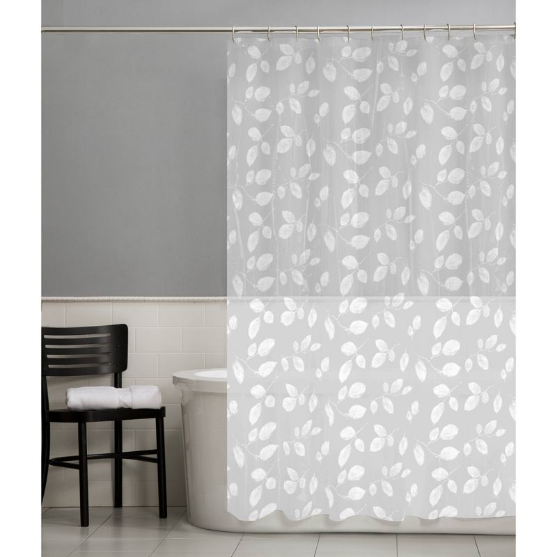 Just Leaves PEVA Shower Curtain - Zenna Home, 3 of 7