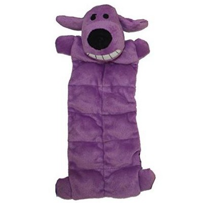 Multipet Loofa Squeaker Mat Dog Toy in Purple