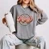 Simply Sage Market Mama Leopard Circle Lightweight Garment Dyed Sweatshirt - 2 of 4