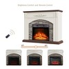 -inch Electric Fireplace With Mantel Led Light -for Living Room - 3 of 4