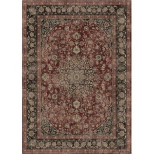 Area Rugs Living Room Machine Washable Soft Carpet for Bedroom Vintage Distressed Area Rug - 1 of 1