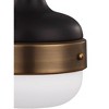 Generation Lighting Cadence 8" Wide Antique Brass Mini Pendant Light - 3 of 4