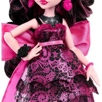 Monster High Draculaura Fashion Doll in Monster Ball Party Dress with Accessories