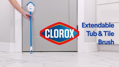 Clorox Extendable Pole Tub & Tile Scrubber : Target
