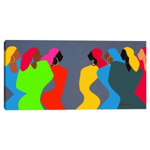 Masterpiece Art Gallery 24" x 48" Tchokola by Synthia Saint James Canvas Art Print: Modern Unframed Wall Decor - 1 of 4
