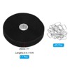 Unique Bargains Nylon Adjustable Durable Secure Cable Straps 1 in x 16 Ft Black with 25 Pcs Metal Buckles - 2 of 4