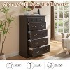 AMERLIFE Drawer Dresser, Farmhouse Chest of Drawers with Vintage Metal Handle - 4 of 4