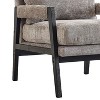 Vynxaria Kelly Mid-Century Modern Chenille Upholstered Accent Armchair - 2 of 3