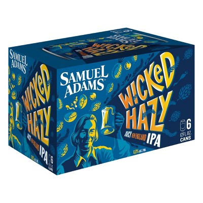 Samuel Adams Wicked Hazy New England IPA Beer - 6pk/12 fl oz Cans
