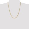 Black Bow Jewelry 3.25mm 10k Yellow Gold D/C Quadruple Rope Chain Necklace - 2 of 4