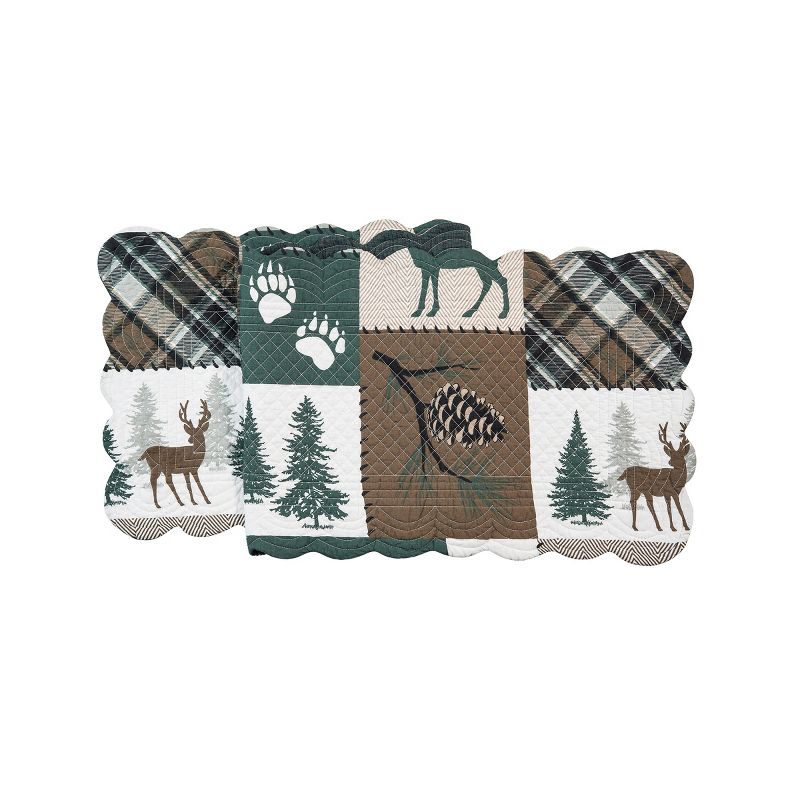 C&F Home 14" x 51" Fletcher Forest Table Runner, 1 of 5