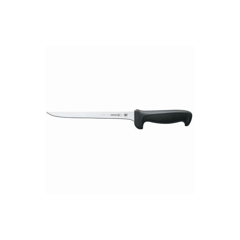 Mundial 5614-8 Black Handled 8" Narrow Stiff Fillet Knife, 1 of 3