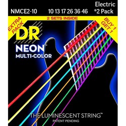 Dr Strings Hi Def Neon Red Coated Medium 4 String 45 105 Bass