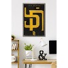Trends International MLB San Diego Padres - Logo 25 Framed Wall Poster Prints - 2 of 4