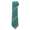 Jacob Alexander Men's Santa Claus Gifts Hearts Snowflakes Diagonal Pattern Regular Length Neck Tie - 2 of 4