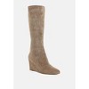 Tulsha Microfiber Wedge Women Heel Boots - 2 of 4