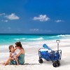 Heavy-Duty Collapsible Wagon with Telescoping Handle by Nature Spring - 2 of 4