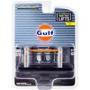 Adjustable Four-Post Lift "Gulf Oil" Light Blue and Orange "Four-Post Lifts" Series 1 1/64 Diecast Model by Greenlight - 3 of 3