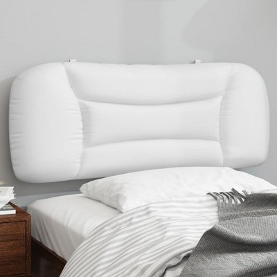 vidaXL Headboard Cushion White 39.4" Faux Leather
