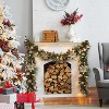 TackView 6 Ft Pre-Lit Christmas Garland with 20 Led Lights, Xmas Garland, Garland with Timer for Mantle Staircase Table Decoration - 2 of 4