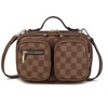 MKF Collection Jolene Vegan Leather Multi Pocket Crossbody Bag by Mia K- Taupe - 2 of 4