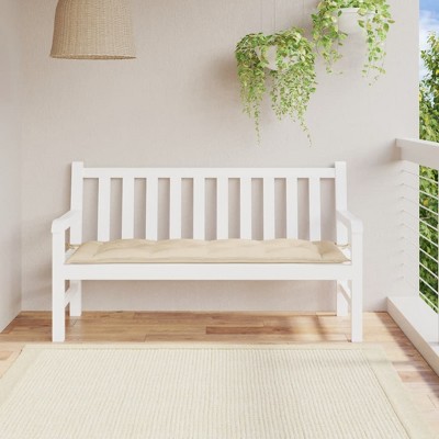 vidaXL Garden Bench Cushion Beige 59.1"x19.7"x2.8" Oxford Fabric