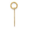 Black Bow Jewelry 14k Yellow Gold Emergency Medical Technician Disk Charm, 13mm - 2 of 4