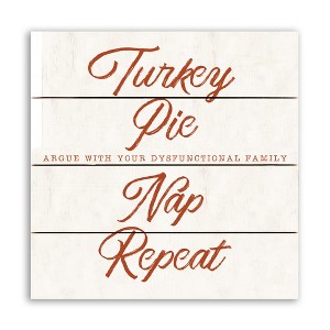 Creative Products Turkey Pie Nap Repeat 11.75 x 11.75 Pallet Wood Wall Art - 1 of 1
