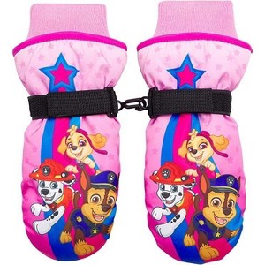Paw Patrol Superhero Girls Winter Insulated Snow Ski Mittens or Gloves– Ages 2-7 - 1 of 4