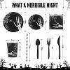 Holiday Party Supplies Set: Disposable Plates, Cups, Napkins - Valentine's Halloween Christmas Decor for Birthdays, Weddings - 2 of 4