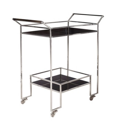 Naya Bar Cart Silver - HomeFare